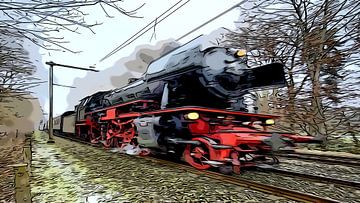 Steam train in Arnhem