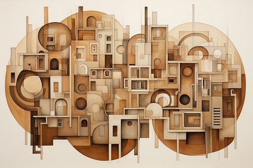 Abstract houses