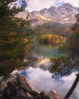 Eibsee Lake and Zugspitze Mountain: Autumn Colors and Crystal Clear Waters in Bavaria Germany