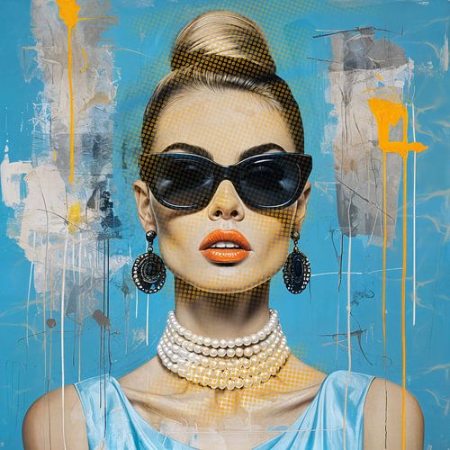 Een opvallend portret van een vrouw