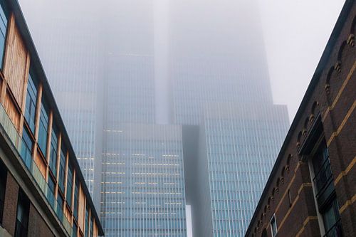 Rotterdam in the fog by Ilya Korzelius