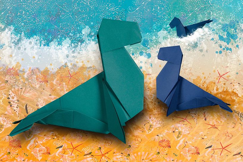 ORIGAMI - Zeeleeuw van Erich Krätschmer