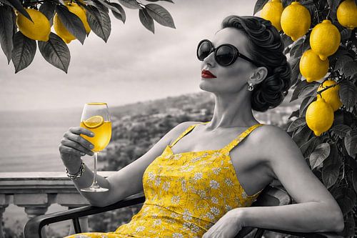 Lemon Terrace Relaxation Modern Portrait