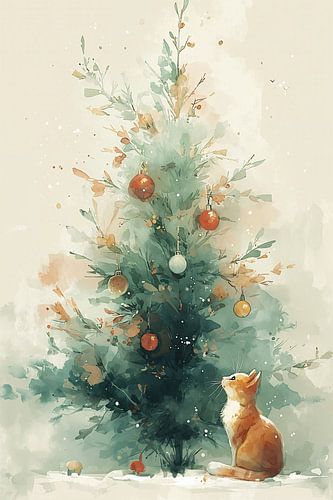 Weihnachts- und Katzenpfoten Nr. 3