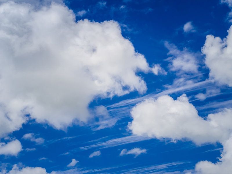 Blue sky with clouds part III by Martijn Tilroe
