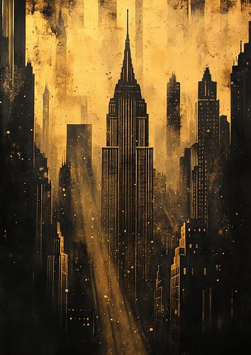 Art Deco New York Goud