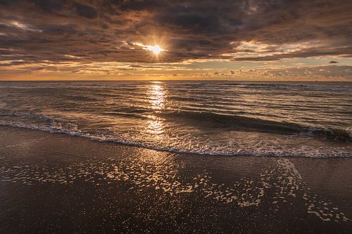 Zonsondergang boven de Noordzee | Ameland