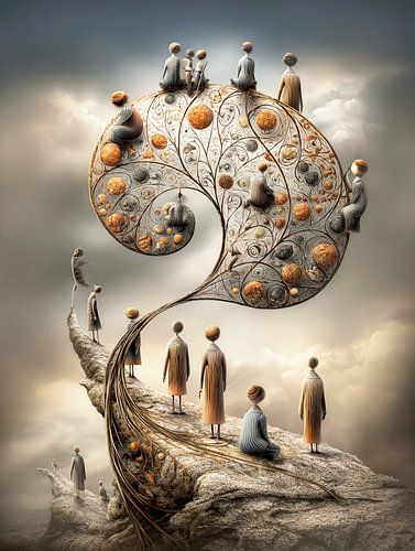 L'arbre comtemplation sur Catherine Fortin