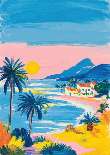 Malibu kustverf Vintage