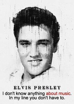 Ik weet niets van muziek - Elvis Presley van Gunawan RB