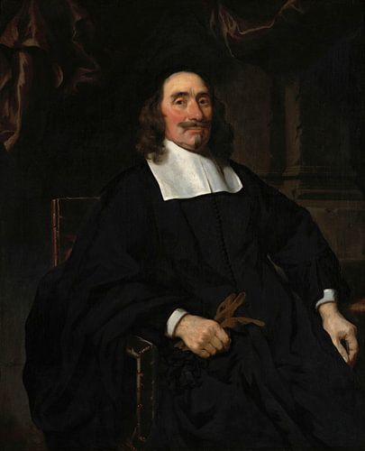 Portret van een heer, Nicolaes Maes