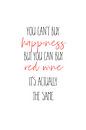 YOU CAN’T BUY HAPPINESS – BUT RED WINE von Melanie Viola Miniaturansicht