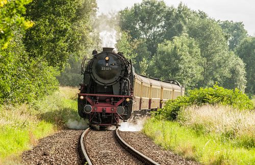 Stoomtrein op weg naar Simpelveld