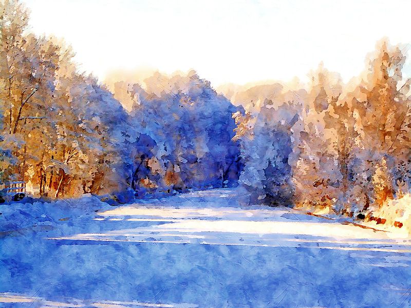 On a sunny winter day by Andreas Wemmje