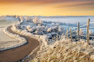 A winter morning glow by Ruud Peters