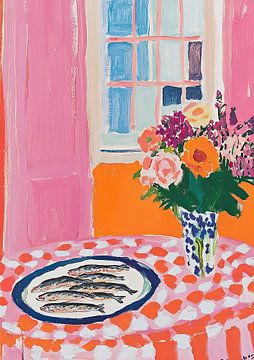 Sardine still life: A touch of Matisse