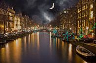 AMSTERDAM, NETHERLANDS - JANUARY 4 2016: Amsterdam light festiva von Eye on You Miniaturansicht
