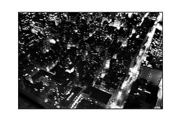 Gezicht vanaf Chrysler Building New York van Jon Vismans