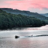 The guy on waterskies