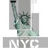 Poster Art NYC Statue of Liberty by Melanie Viola