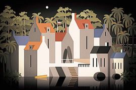 Surf camp in the tropics by Anna Marie de Klerk