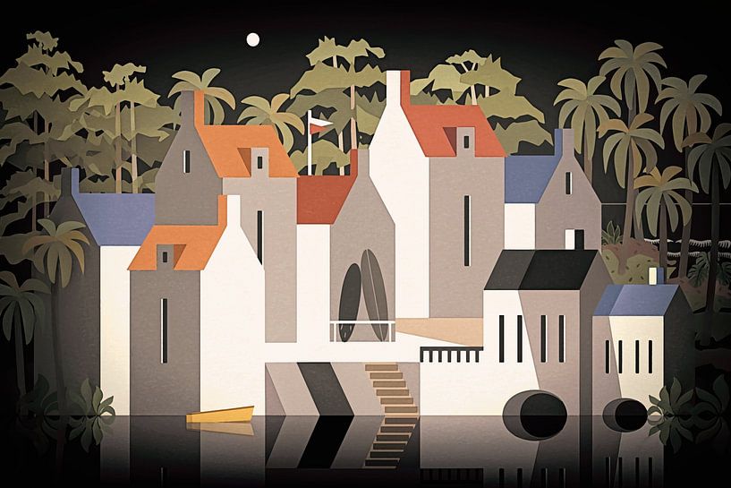 Surf camp in the tropics by Anna Marie de Klerk