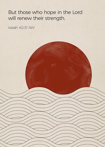 Hoffnung auf den Herrn - Christian Print