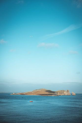 Ireland's Eye eiland in de Ierse Zee