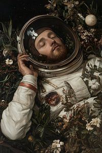 Schlafender Astronaut