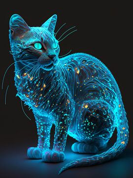 leuchtende Katzen von rinda ratuliu