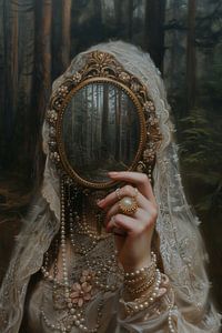 Dame mit Spiegel von Uncoloredx12