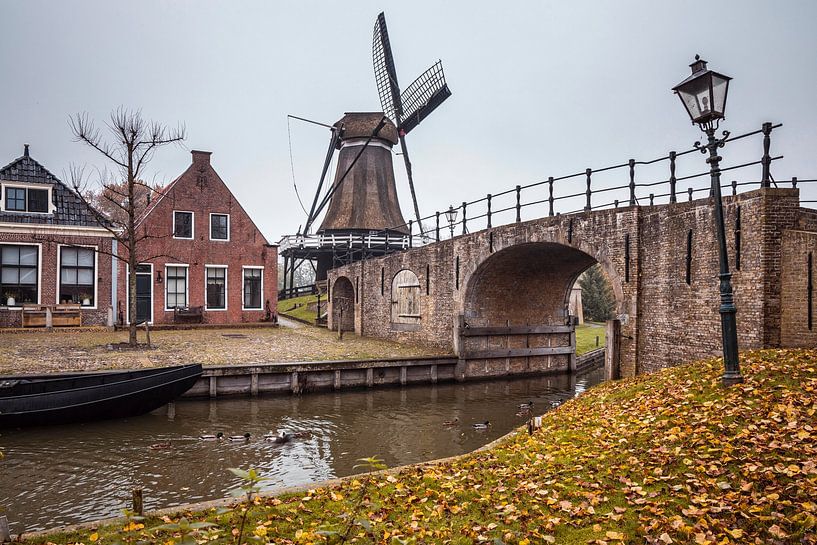 Windmill in Sloten by Rob Boon