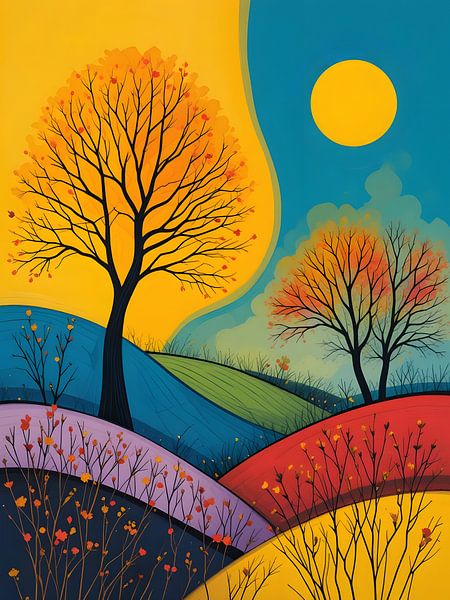 Autumn magic in the forest by HorizonArtistry