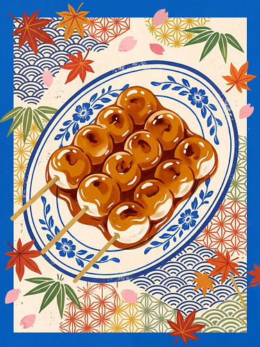 Sweet Glazed Dango