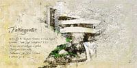 Fallingwater, Frank Lloyd Wright, landschap
