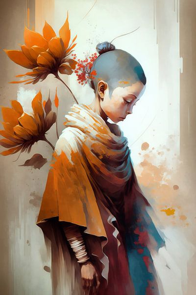 Little Monk by Jacky