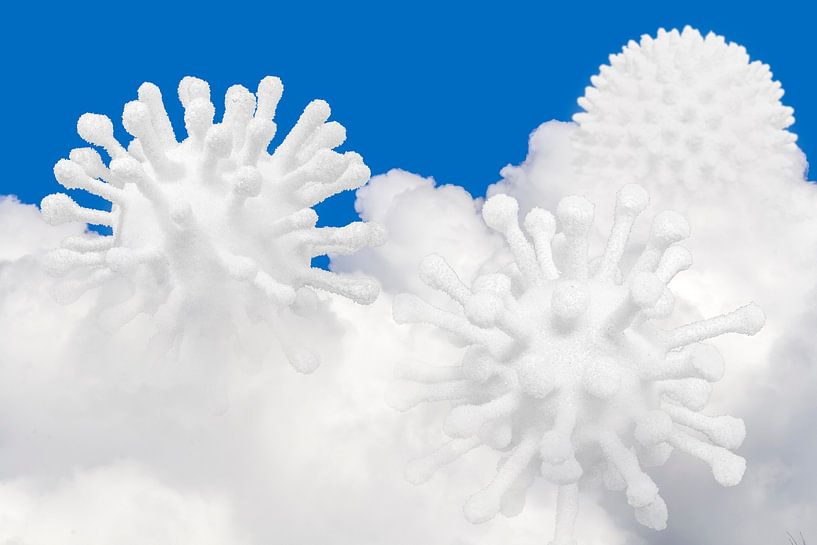 Virale wolk van Achim Prill