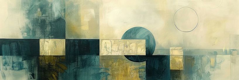 Abstract schilderij van Poster Art Shop