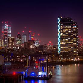 Londen bij nacht van Christa Krus