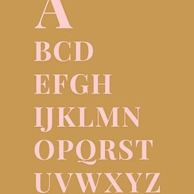 Alphabet, de A à Z sur MarcoZoutmanDesign
