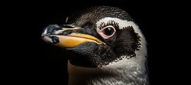 Penguin Portrait | Majestic Penguin by ARTEO Paintings