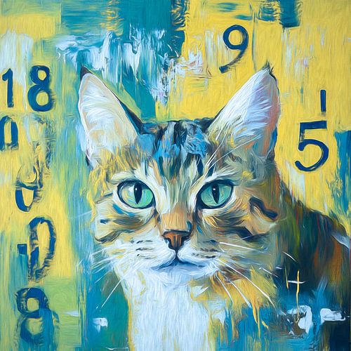 Wiskundige kat van Jutta Maria Pusl