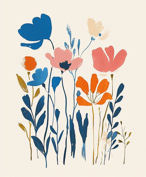 Floral illustration by BYTERR