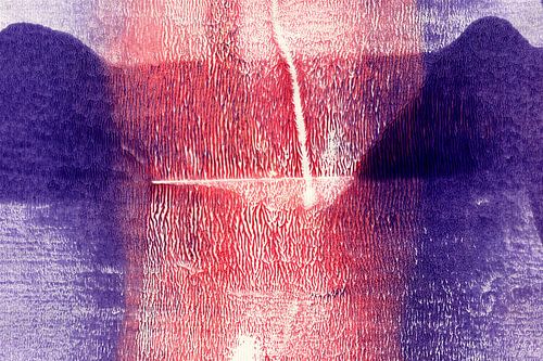 Abstract minimalistisch landschap