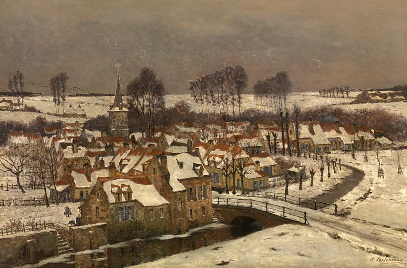 Winter in Brabant, Jean-François Taelemans by Masterful Masters