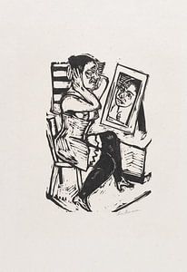 Toilette (Vorm Spiegel), MAX BECKMANN, 1923