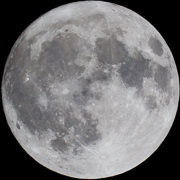 Volle maan (vierkant) van Fotografie Jeronimo