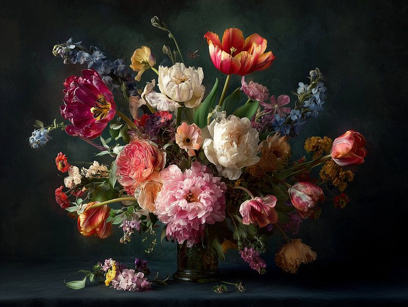 Floral Reverie - Klassiker in Blüte von Danny van Eldik - Perfect Pixel Design
