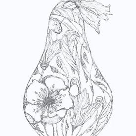 Blühende Birne von Tonkinson Fine Art