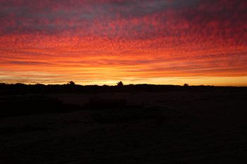 Nieuw Zeeland, Zuidereiland, zonsondergang